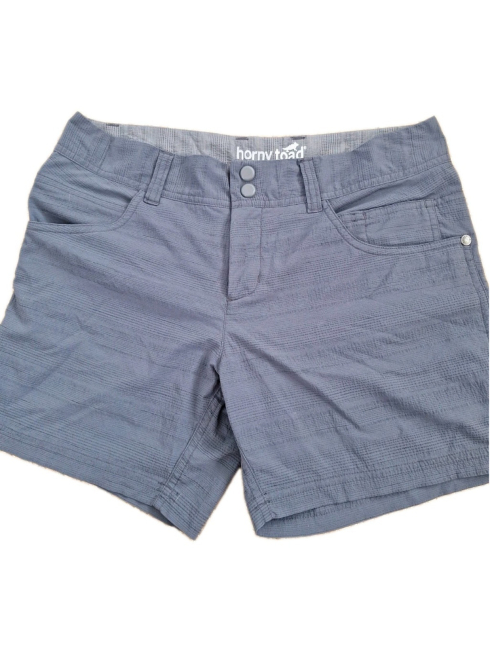 Horny Toad & Co Womens Sz 2 Utility Shorts Gray Hiking Gorpcore Outdoor